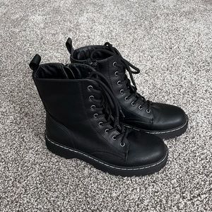 Black Combat Boots